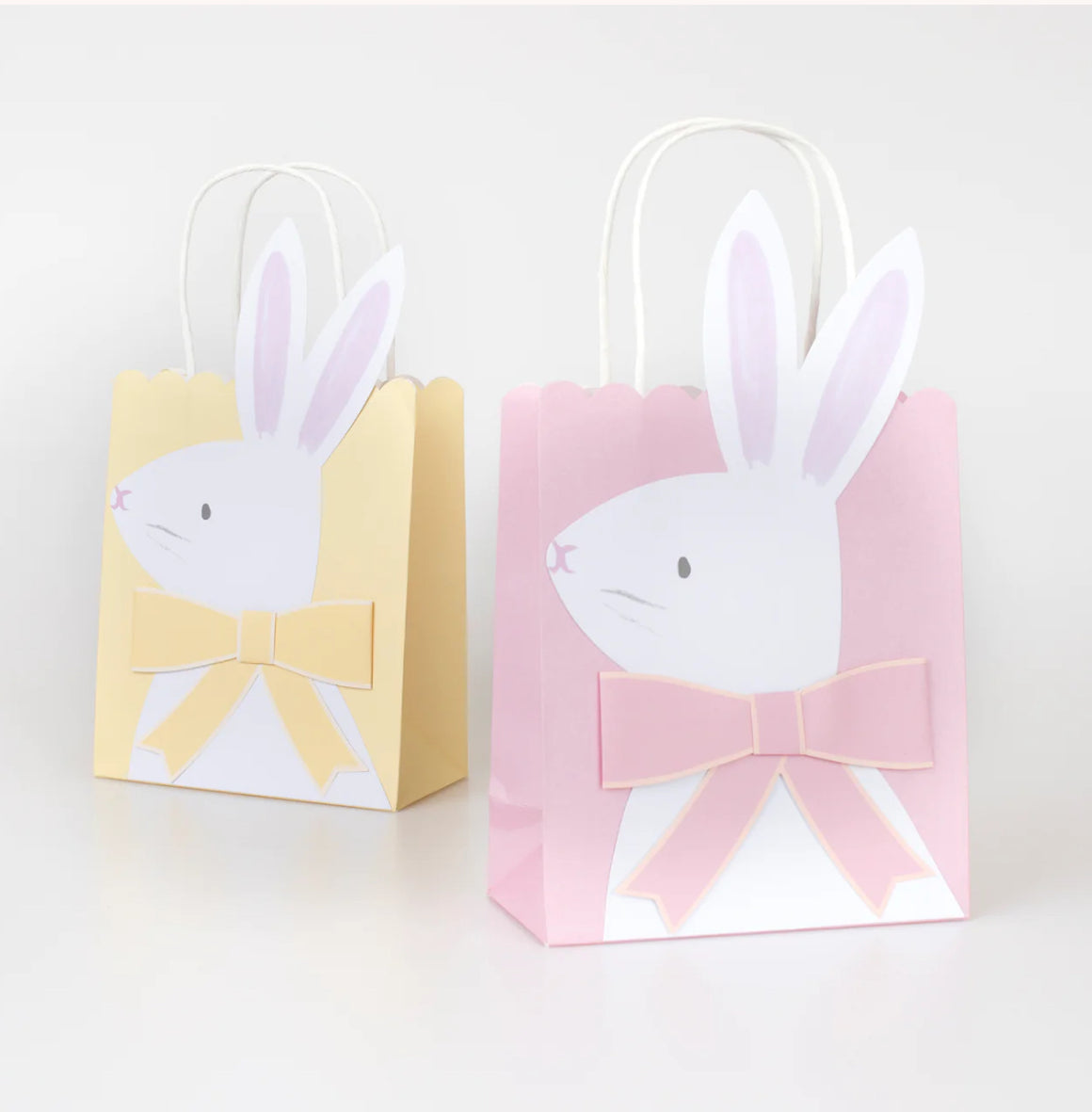 GIFT BAGS - BUNNY WITH 3D BOW (Pack of 8)