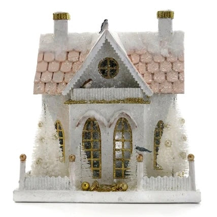 HEIRLOOM HOLIDAY DECOR - CODY FOSTER WHITE WINTER COTTAGE