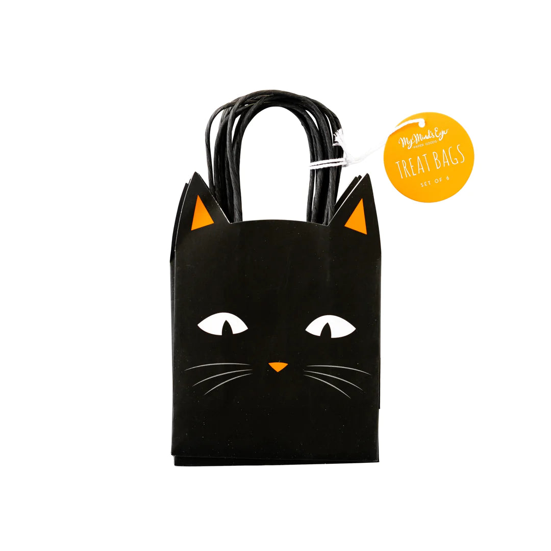 GIFT BAGS - BLACK CAT (8 PACK)