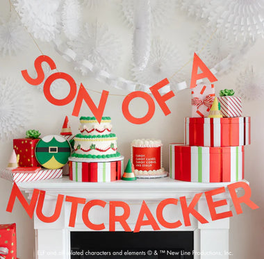 WORD MIX GARLAND - ELF "SON OF A NUTCRACKER" © & ™ New Line Productions, Inc.