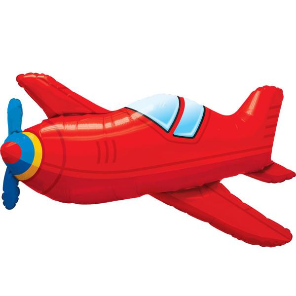 BALLOONS - AIRPLANE RED VINTAGE, Balloons, Anagram - Bon + Co. Party Studio