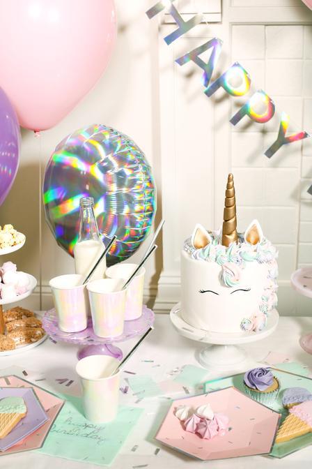 WORD MIX GARLAND - HARLOW & GREY HOLOGRAPHIC HBD