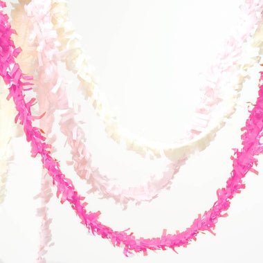 TISSUE FRINGE GARLAND - FESTOONING, Tassel Garland, SKS - Beistle Co - Bon + Co. Party Studio