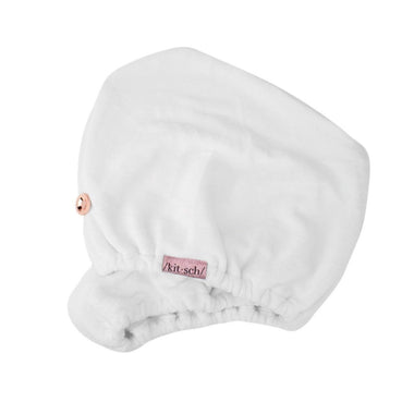 QUICK DRY HAIR TOWEL - ECO WHITE