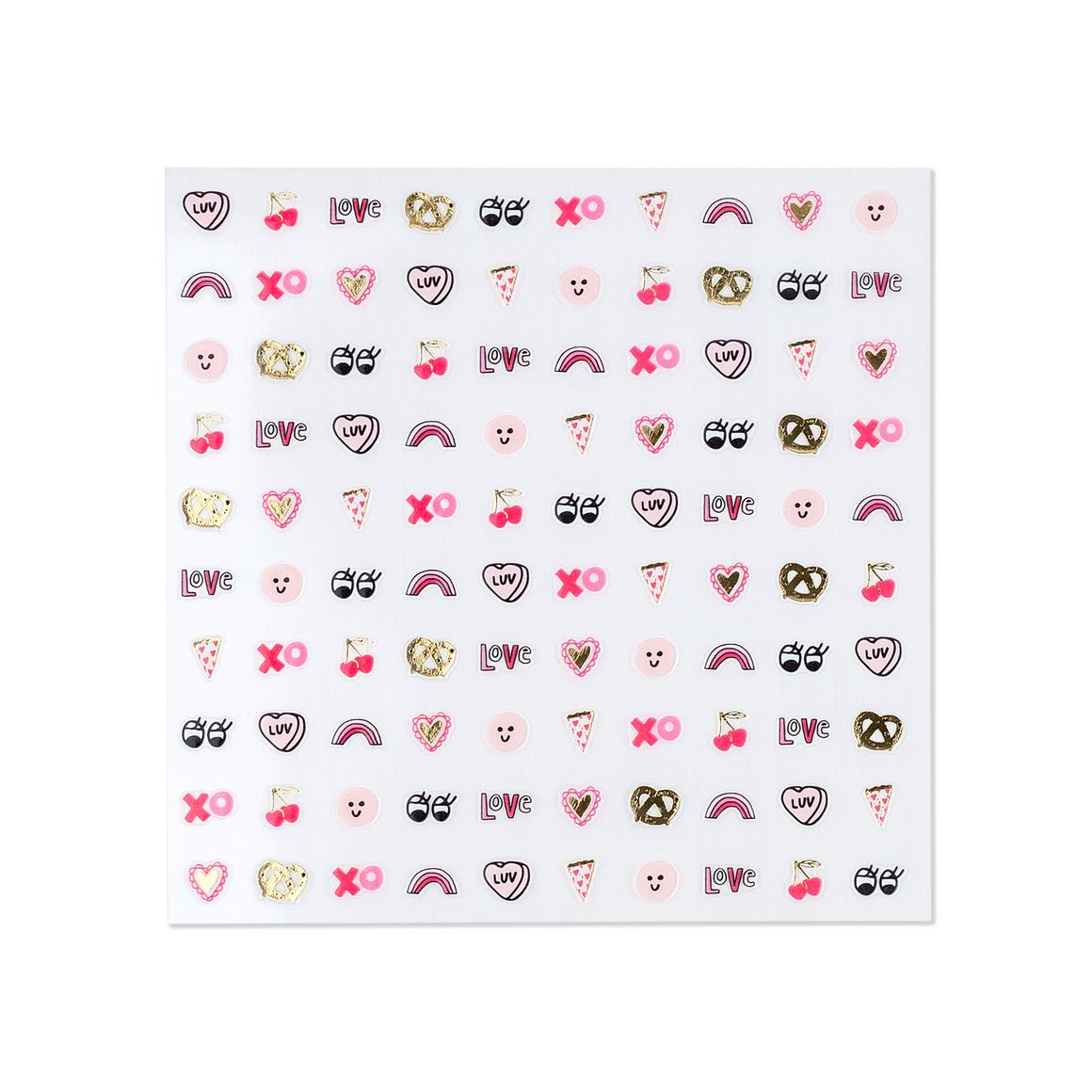 NAIL STICKERS - LOVE NOTES