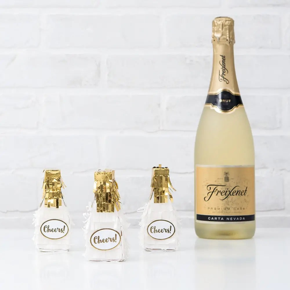 PINATA MINI - 1 CHAMPAGNE BOTTLE