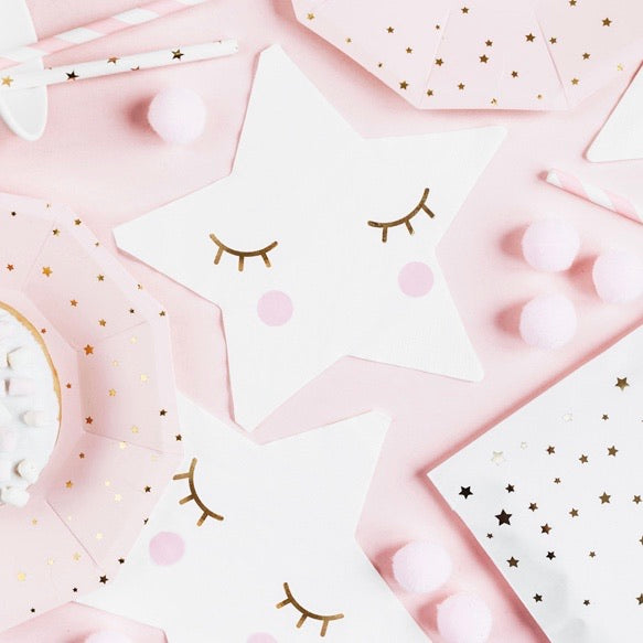 NAPKINS SMALL - WHITE SWEET STAR