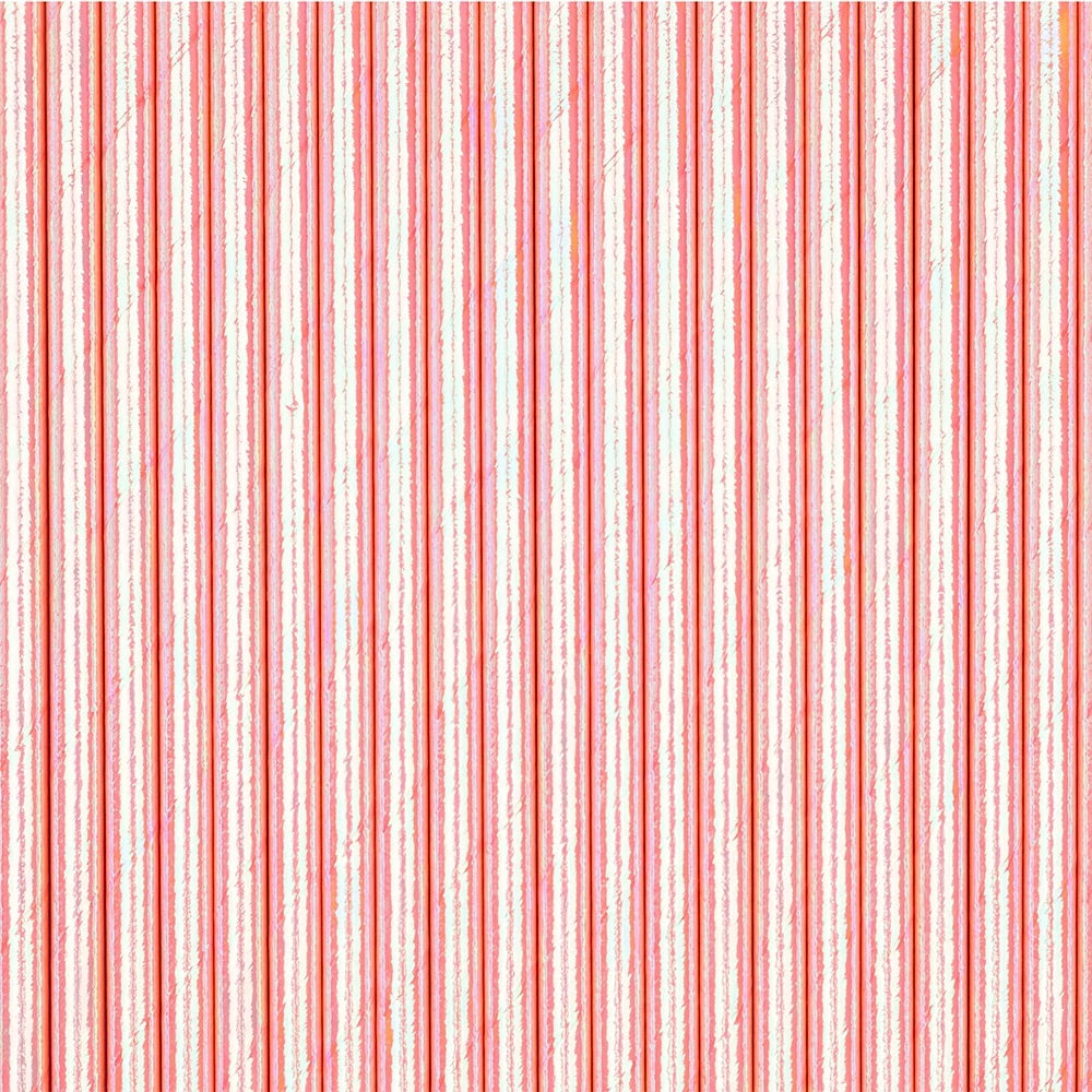 STRAWS - PEACH FOIL (25 pack)