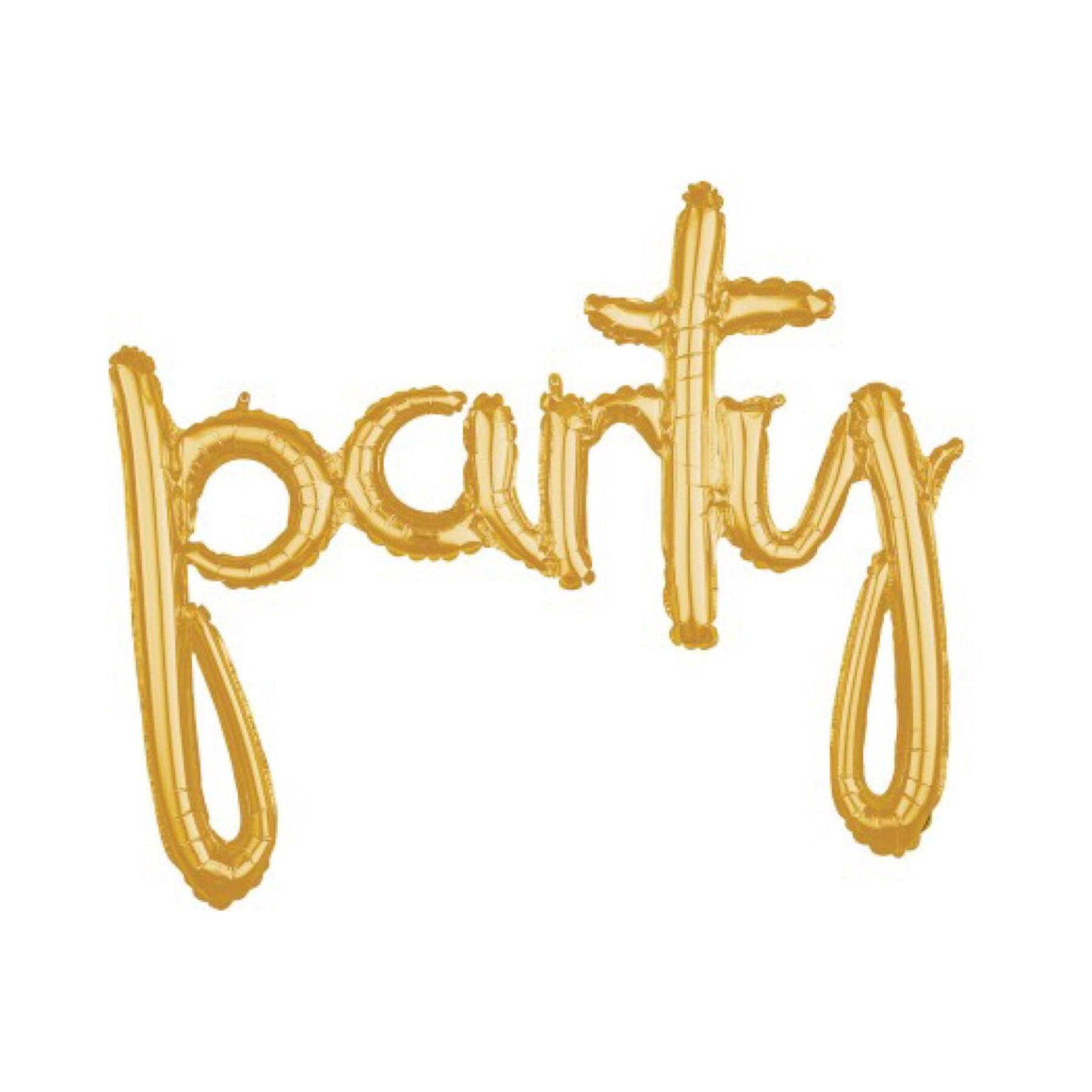 BALLOONS - SCRIPT PARTY GOLD, Balloons, Anagram - Bon + Co. Party Studio