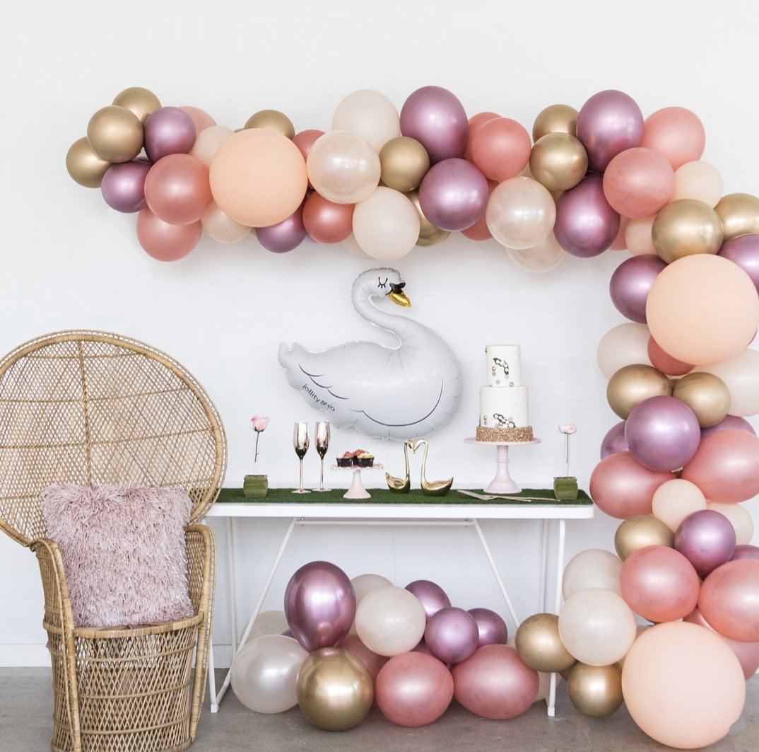 BALLOONS - ROYAL SWAN SWEET, Balloons, Jollity & Co - Bon + Co. Party Studio