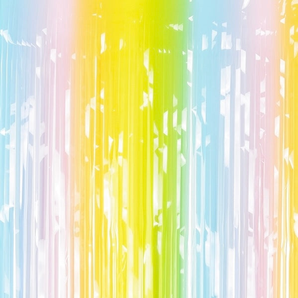 BACKDROP - FRINGE CURTAIN PASTEL