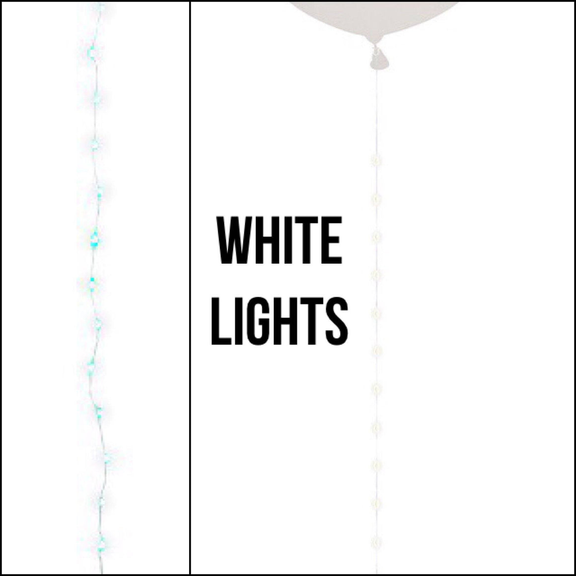 BALLOON ACCESSORIES - BALLOON TAIL STRING LIGHTS, Balloon Accessories, Anagram - Bon + Co. Party Studio