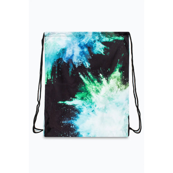DRAWSTRING BACKPACK HYPE BLUE GREEN CHALK DUST Bon Co. Party Studio Inc