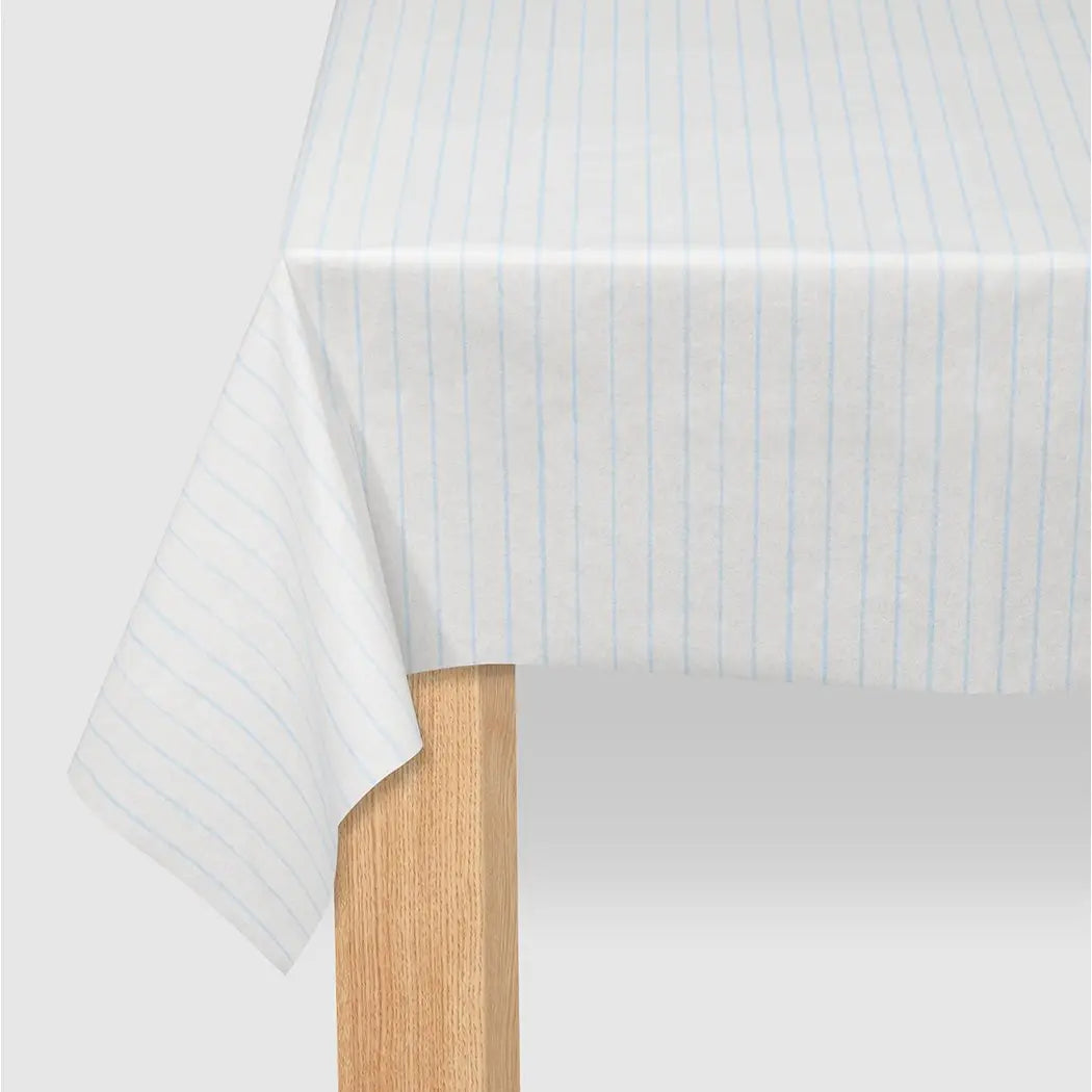 TABLECOVER PAPER - PALE BLUE STRIPE
