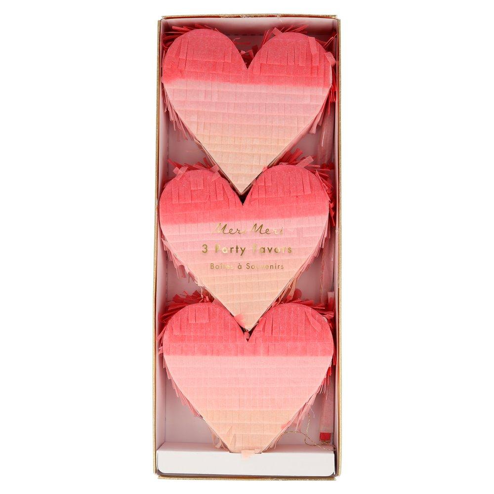 PINATA MINI - 3 OMBRÉ HEARTS