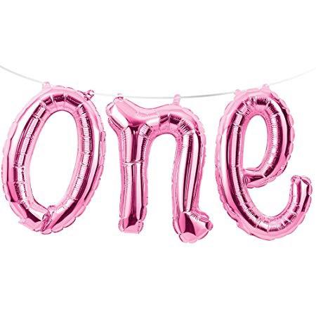 BALLOONS - SCRIPT ONE PINK, Balloons, Creative Converting - Bon + Co. Party Studio