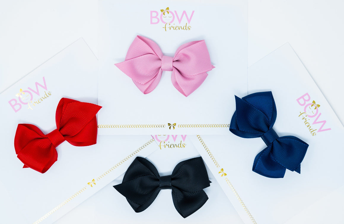 WE LOVE YOU CONNIE 
FOUNDATION HAIR BOWS - MINI BOW FRIENDS SINGLE (includes Donation)