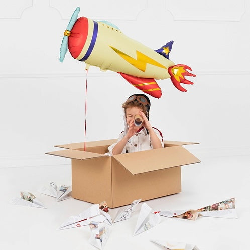 BALLOONS - VEHICLES VINTAGE AIRPLANE