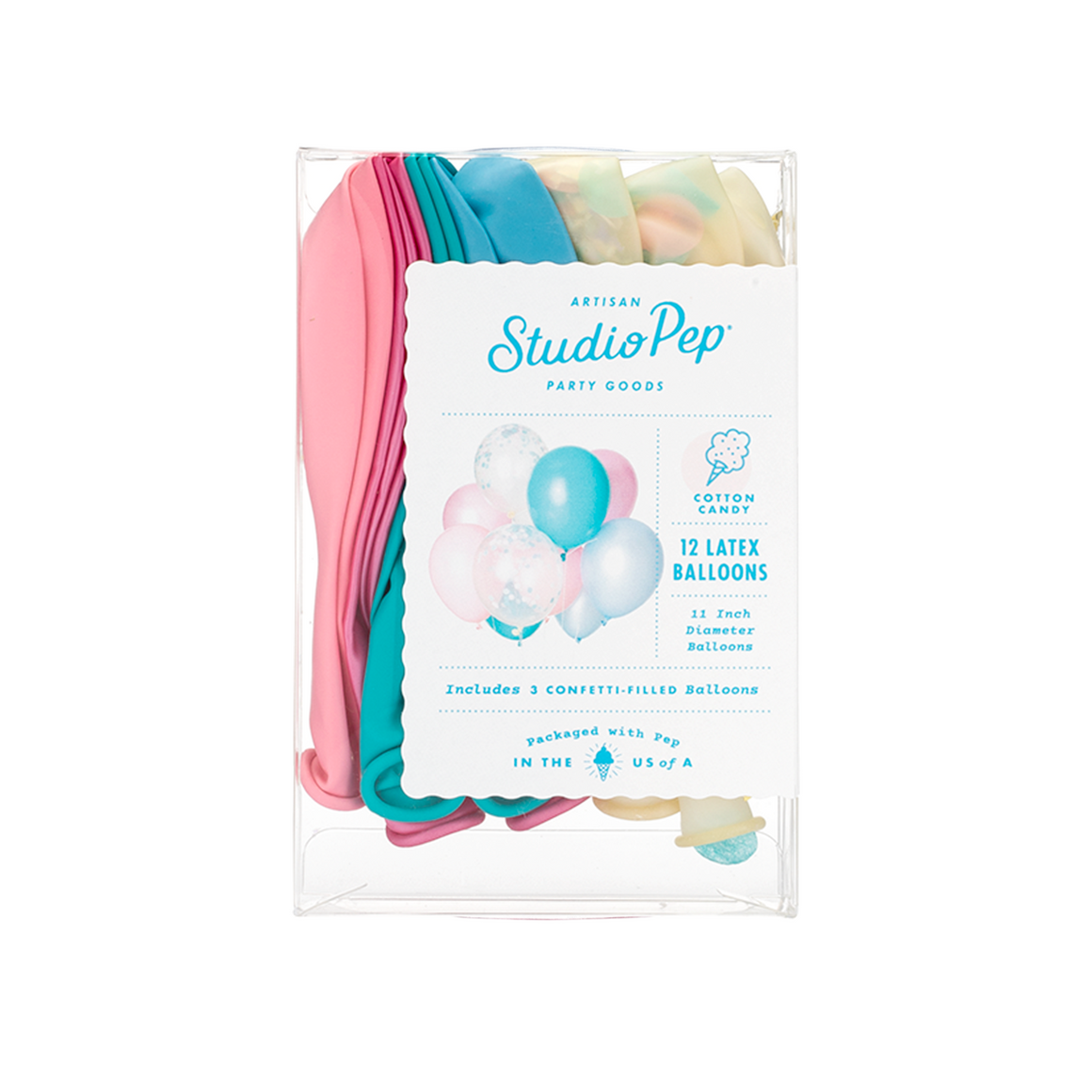 CONFETTI BALLOONS - STUDIO PEP CLASSIC COTTON CANDY
