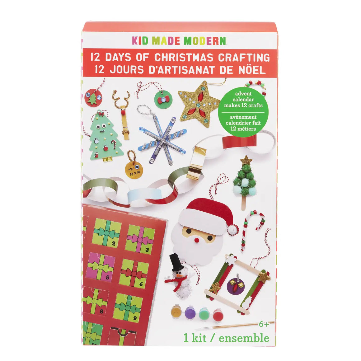 ADVENT CALENDAR - KID MADE MODERN 12 DAYS OF CHRISTMAS CRAFT