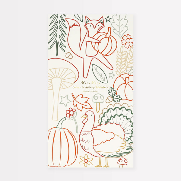 TABLECOVER PAPER - COLOUR IN ACTIVITY THANKSGIVING