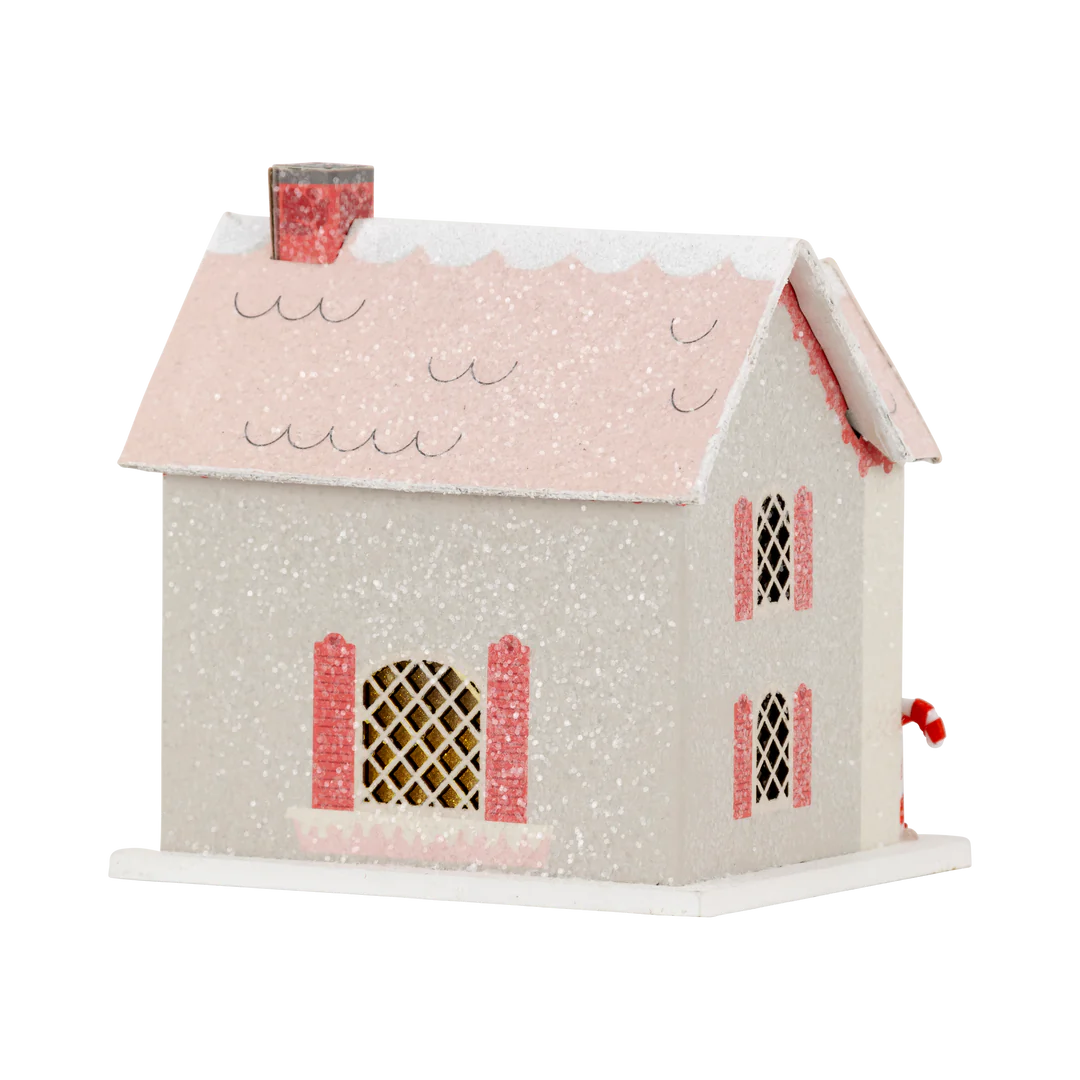 HEIRLOOM HOLIDAY DECOR - CHRISTMAS VILLAGE LIGHT-UP TOY SHOP