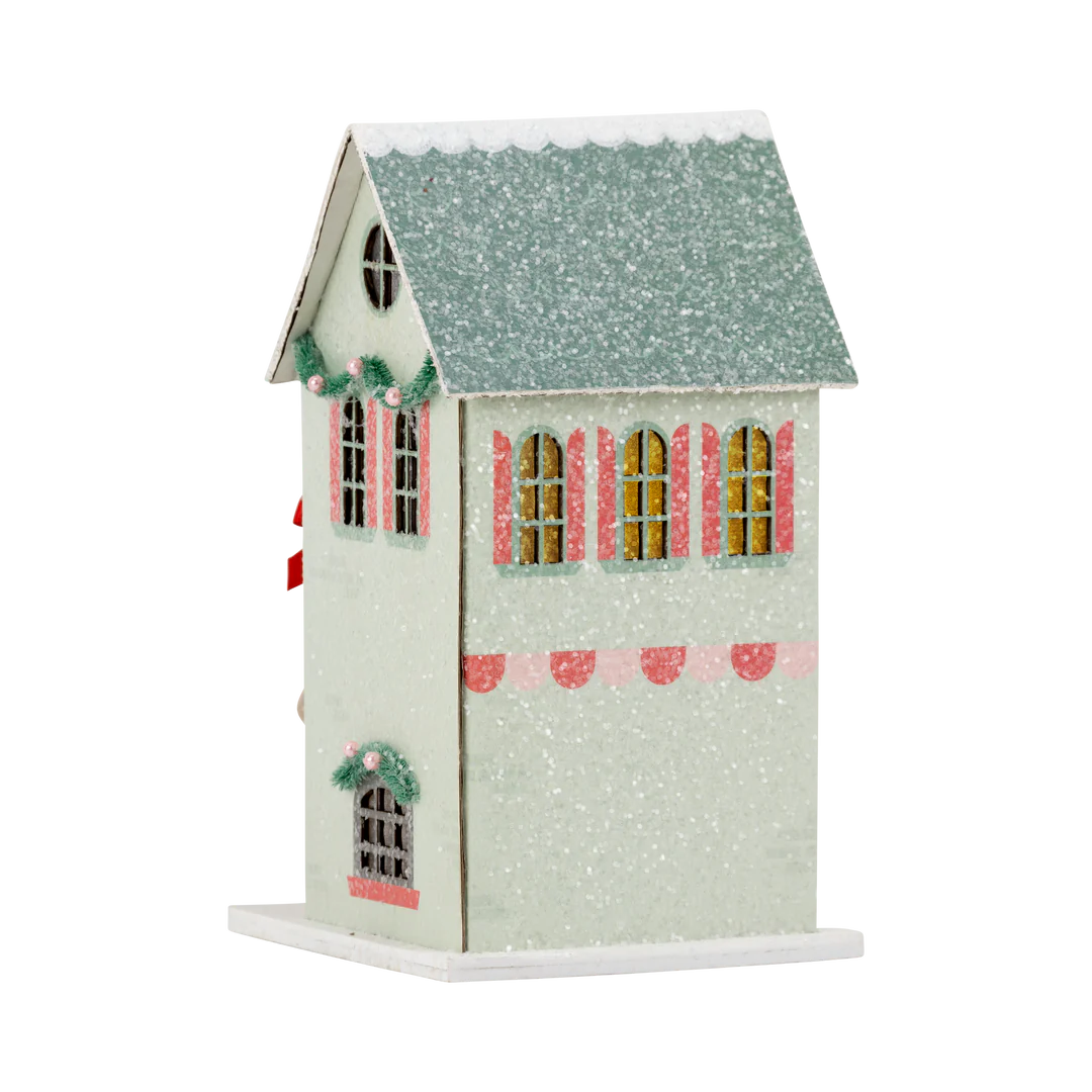 HEIRLOOM HOLIDAY DECOR - CHRISTMAS VILLAGE LIGHT-UP CAKE SHOPPE