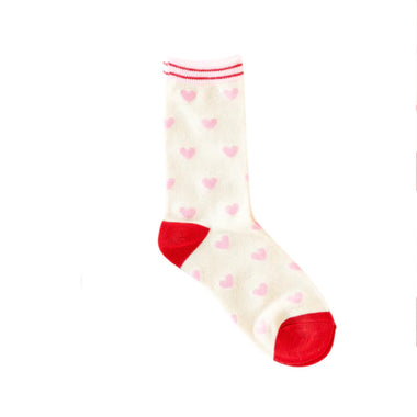 SOCKS - CHILD MEDIUM HEARTS (approx 5-8 years old)