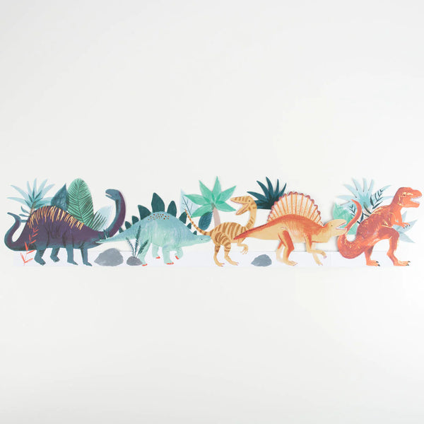 GREETING CARD - DINOSAUR CONCERTINA