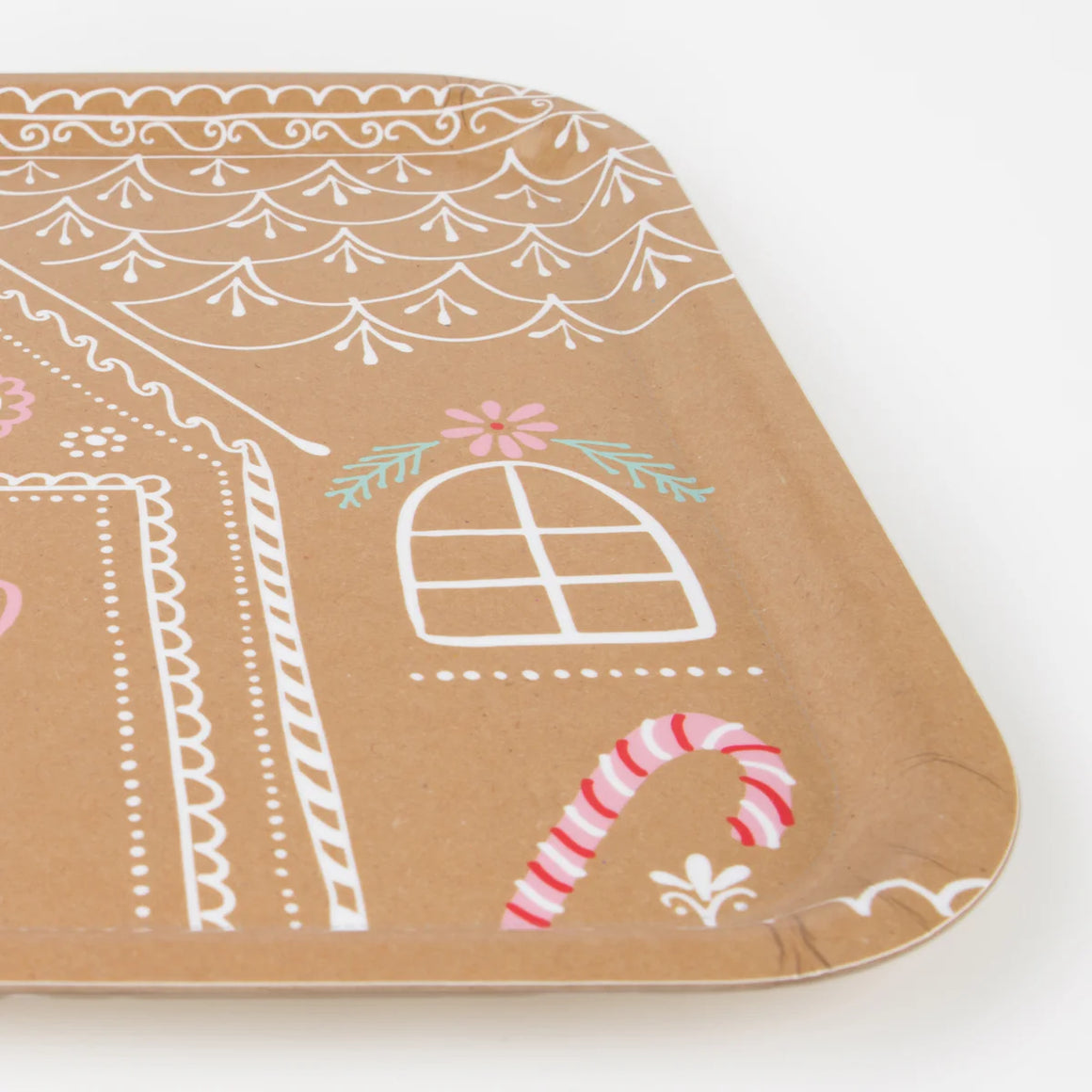 SERVING TRAY - CHRISTMAS GINGERBREAD BIRCH & MELAMINE TRAY