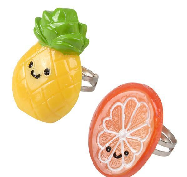 KIDS RINGS - FRUIT ICONS