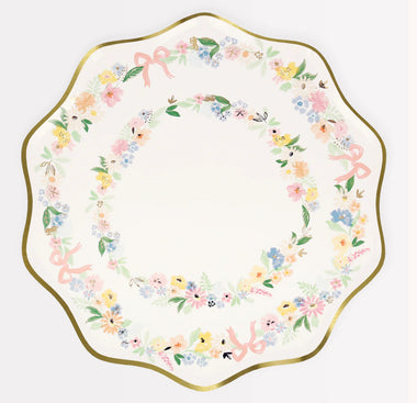 PLATES XL DINNER - FLORAL ELEGANT MERI MERI