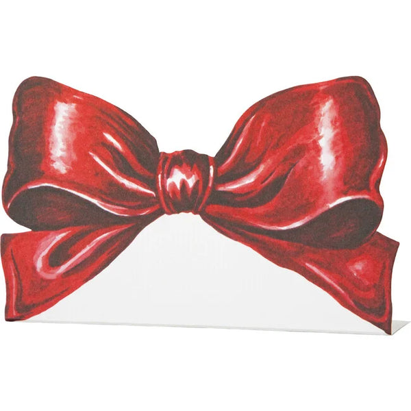 PLACE CARDS - RED BOW
