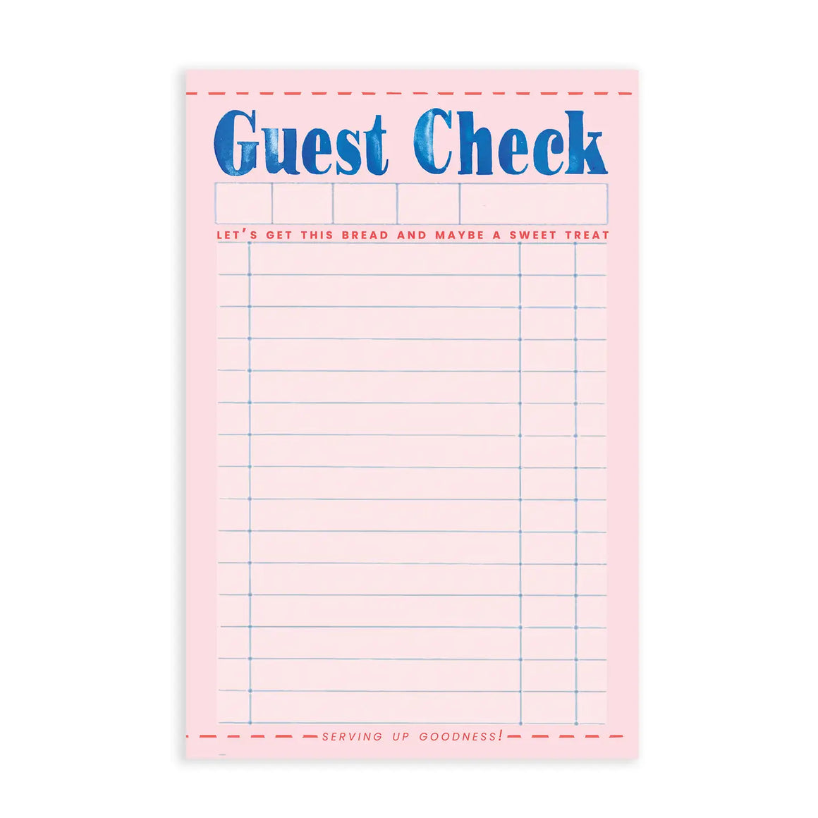 NOTEPAD - GUEST CHECK DINER