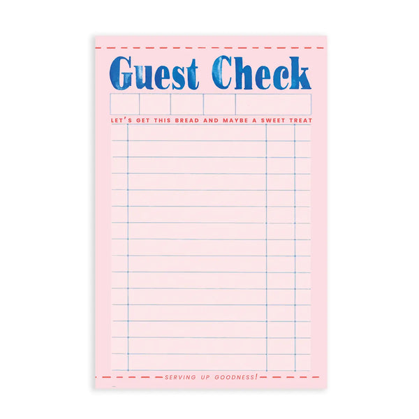 NOTEPAD - GUEST CHECK DINER