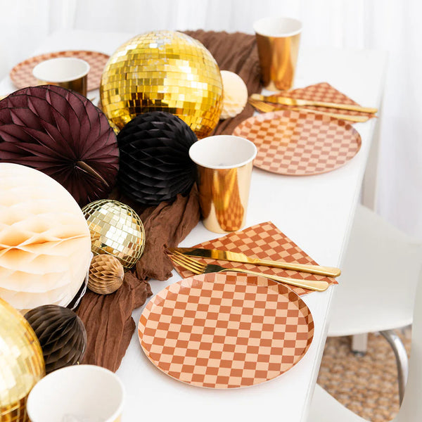 PLATES SMALL - BROWN CAFE CON LECHE CHECK IT