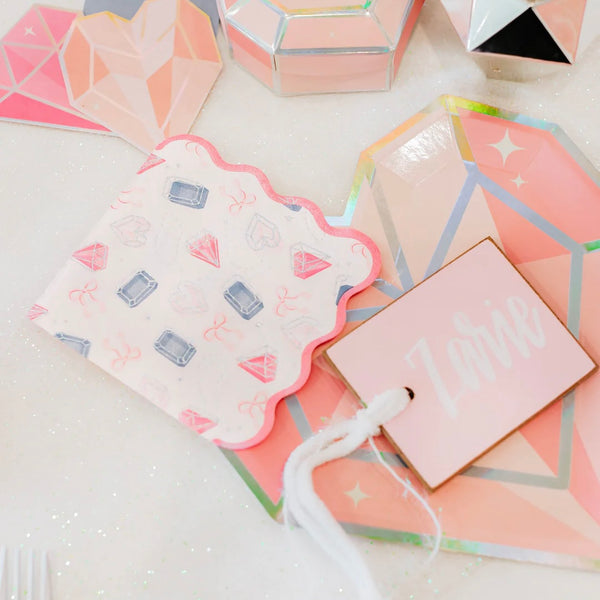 PLATES LARGE - PINK GEM