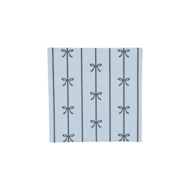 NAPKINS SMALL - BLUE SIGNATURE BOW