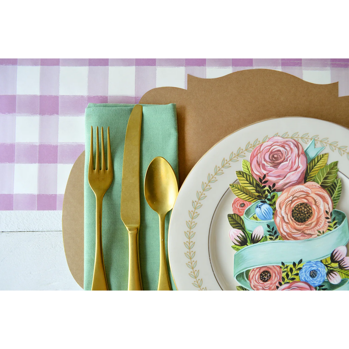 TABLE ACCENT - SPRING FLORAL