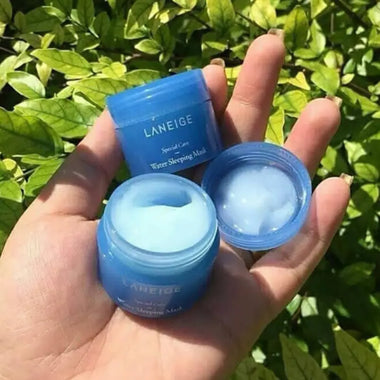 SLEEPING MASK - LANEIGE MINI TRAVEL SIZE WATER SLEEPING MASK BRIGHTEN HYDRATE LOTION GEL SPA PAMPER