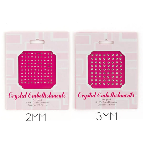 STATIONERY - STICK-ON JEWEL EMBELLISHMENTS (2 sizes available)