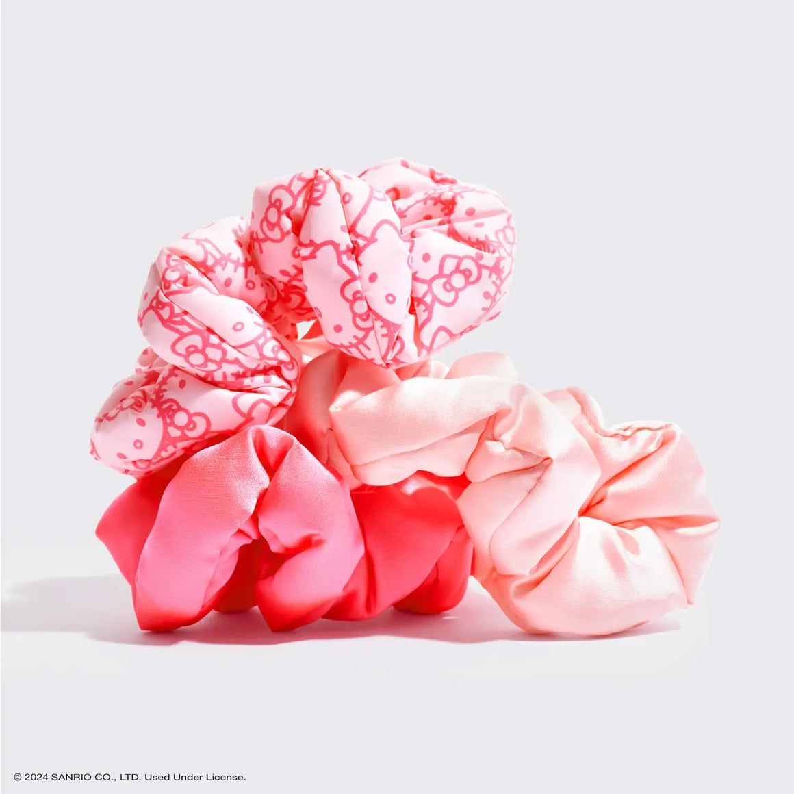 SCRUNCHIES - KITSCH x HELLO KITTY-INSPIRED PUFFY FABRIC (Set of 3)