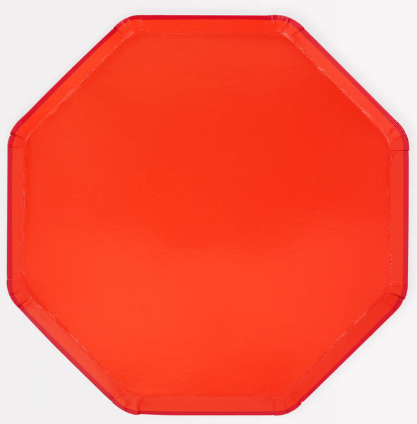 PLATES XL DINNER - RED TOMATO MERI MERI