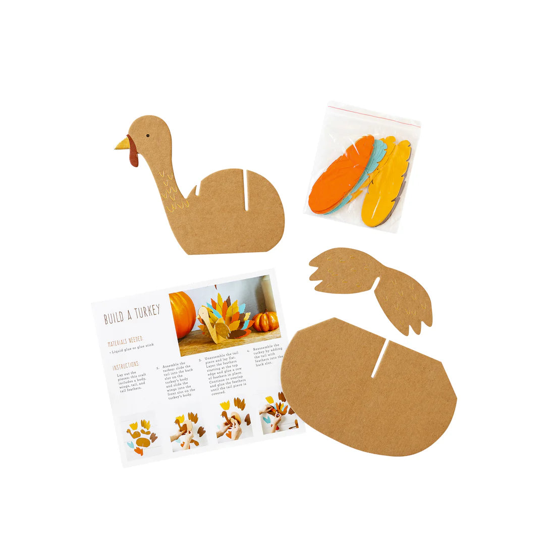 CRAFT KIT - BUILD A TURKEY DIY PROJECT