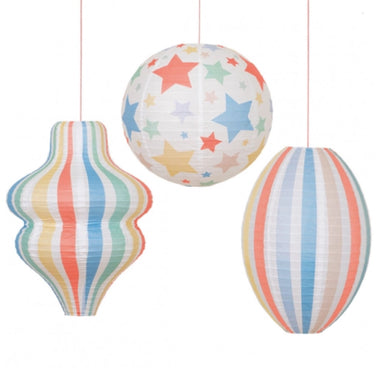 HANGING DECOR - LANTERN STARS & STRIPES