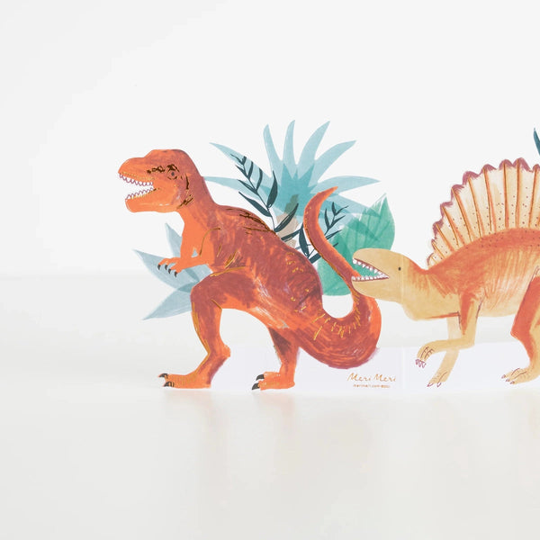 GREETING CARD - DINOSAUR CONCERTINA