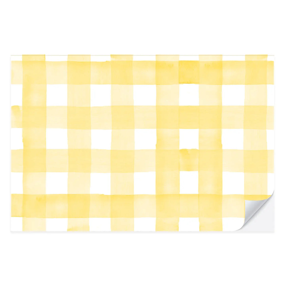 PLACEMATS - GINGHAM YELLOW (Pack of 25)