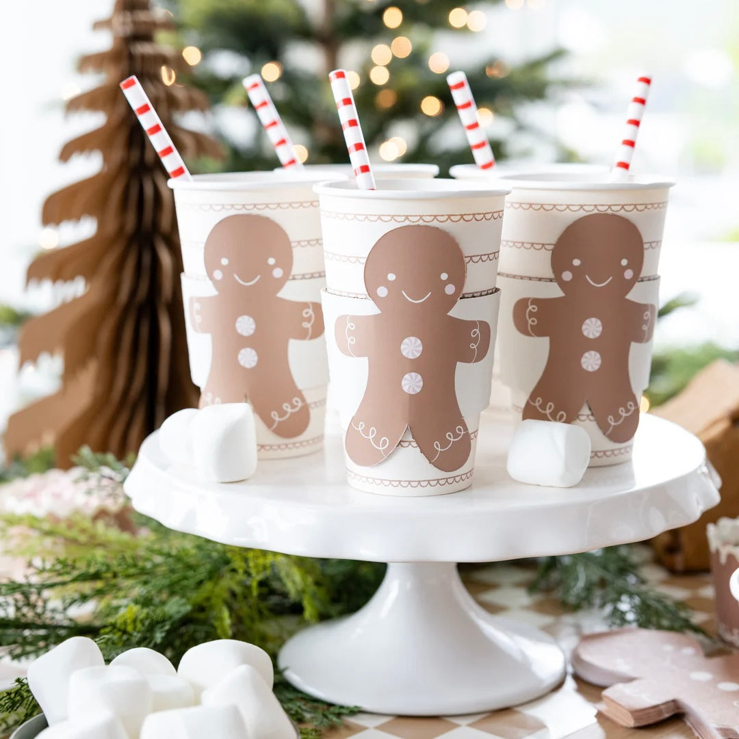 TO-GO COZY CUPS - CHRISTMAS GINGERBREAD MAN