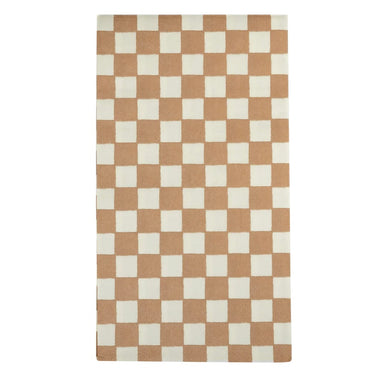 NAPKINS DINNER - BROWN CHECKERED