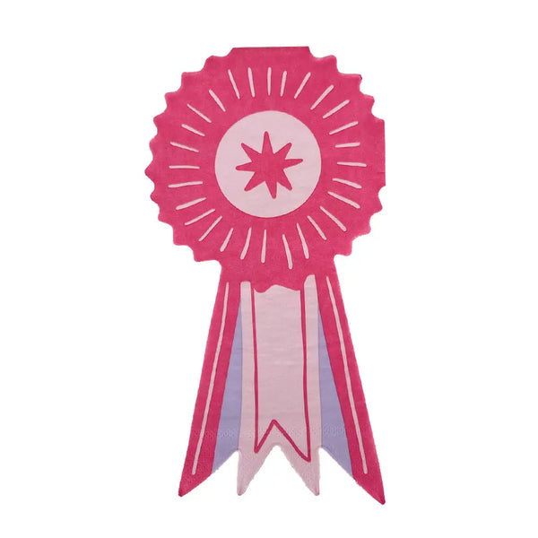 NAPKINS LARGE - WESTERN PINK SHOW PONY RIBBON